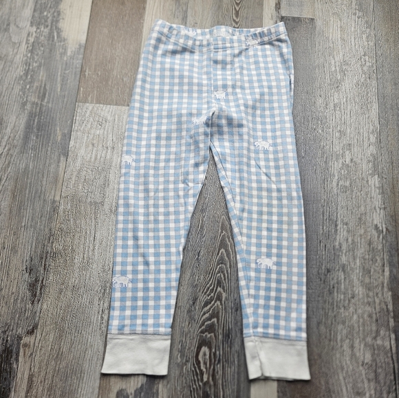 Roller Rabbit Youth PJ Pajama Pants Blue Plaid Size 4 - Picture 1 of 5
